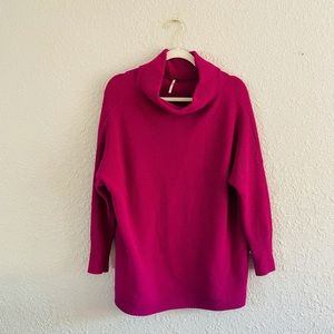 Free People Ottoman Slouchy Tunic in Mulberry